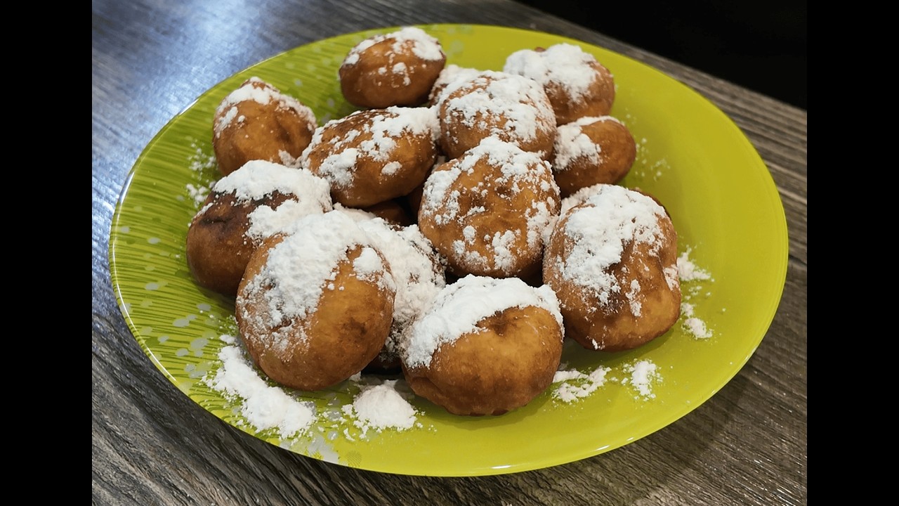 Творожные пончики