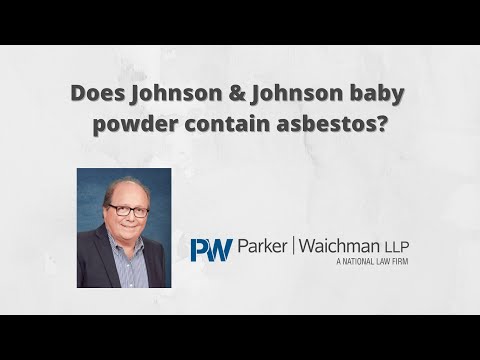 Video: Ar kūdikių milteliuose yra asbesto?