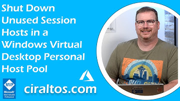 Shut Down Unused Session Hosts in a Windows Virtual Desktop Personal Host Pool