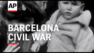 Fall of Barcelona - 1939 | Movietone Moment | 26 January 2024