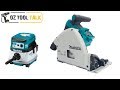 Makita 18x2 Plunge Track Saw & Bluetooth Dust Extractor - DSP601 + DVC864L