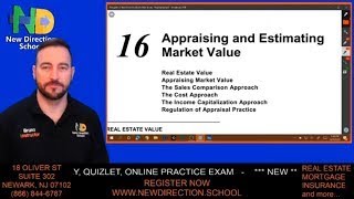 Appraising and Estimating Market Value - PART 1  #appraisal #realestatelicensing