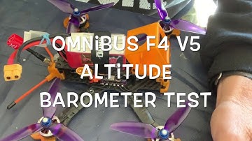 Omnibus F4 V5 Altitude Barometer Test