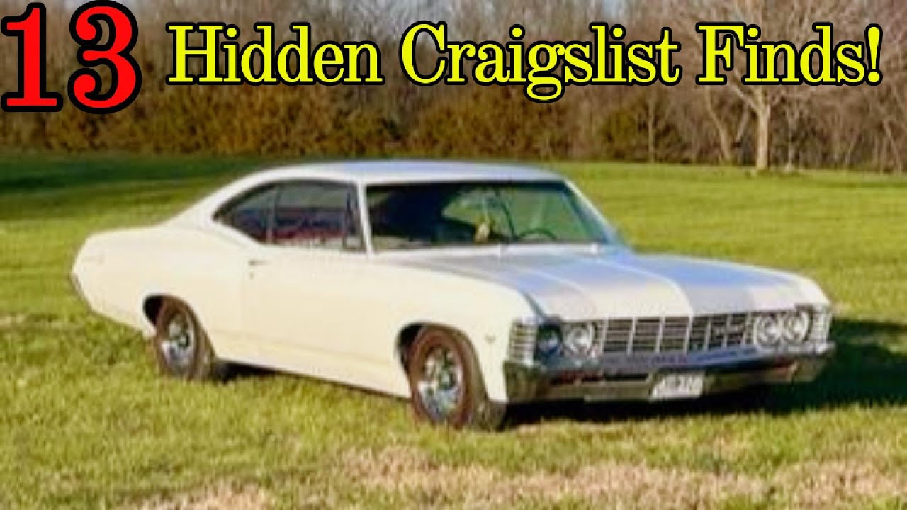 13 Hidden Craigslist Gems Unbelievable Classic Car Deals! YouTube