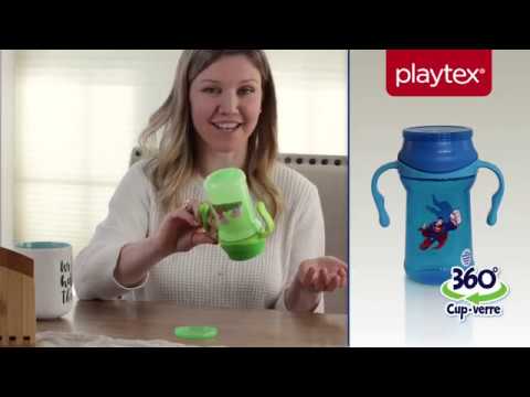 Playtex Stage 1 Peppa Pig 360 Spoutless Sippy Cup, 10 oz