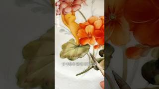 맑은 마음을 선물하는 봄꽃, 제라늄 그림힐링 #flowerdrawing #flowerpainting