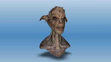Troll Character by Chris Kunzmann made with 123D Sculpt on iPad
