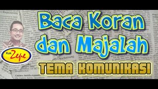 BACA KORAN DAN MAJALAH dan Koleksi Lagu Tema Teknologi Komunikasi PAUD TK - Handphone Cipt Kak Zepe