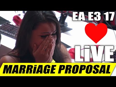 MARRIAGE PROPOSAL at EA E3 2017 Battlefield 1 LIVE stream