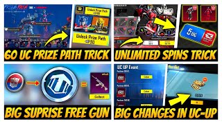 🤯 FREE PRIZE PATH TRICK REVEAL | BEST UC UP IS HERE | FREE SPINS TRICK | FRE UPGRADABLE GUN TRICK 