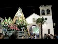 Llegada de la virgen de luna a la parroquia de san bartolom