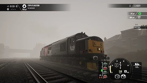 TSW3 Risky Rescue Scenario Driving a ROG Class 37 while dragging a failed SouthEastern Class 375