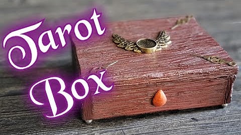 DIY Tarot card box