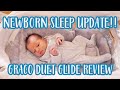 HOW MY NEWBORN IS SLEEPING | Graco Duet Glide LX Gliding Swing Review & NEW TOY ROOM REVEAL