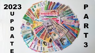 2023 UPDATE PART 3  MY WORLD BANKNOTES COLLECTION