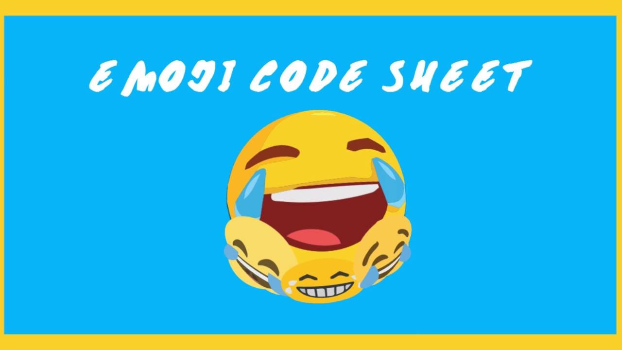 Emoji Code Sheet By Shayan Rais Linkedin