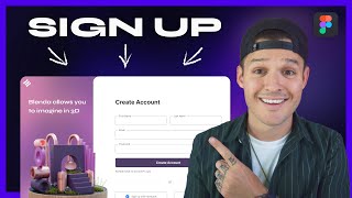 Design a Signup Page in Figma | UI/Web Design Tutorial