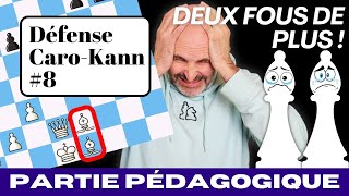 Défense Caro Kann (8) : Partie d'échecs pédagogique