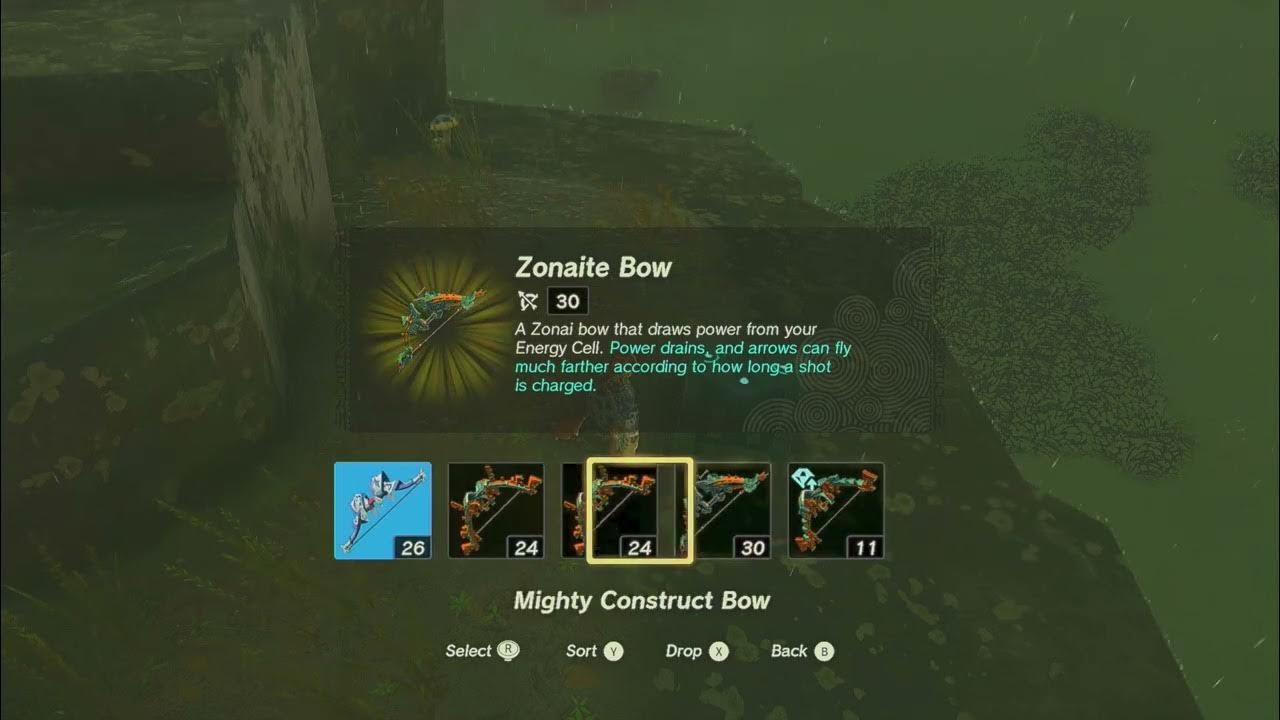 Zonaite Bow, Kanalet Ridge | The Legend of Zelda: Tears of the Kingdom