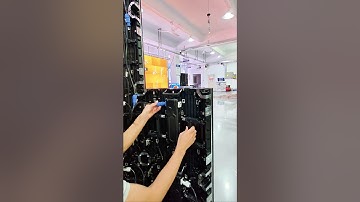 Can he still successfully light it up?#ledvideowall #leddisplay #ledscreen #ledboard #eagerled