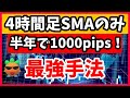 【FX手法】4時間足で検証したら2023年爆勝ちだった！【移動平均線】