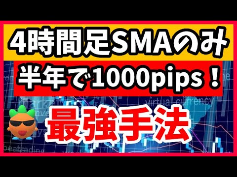 【FX手法】4時間足で検証したら2023年爆勝ちだった！【移動平均線】