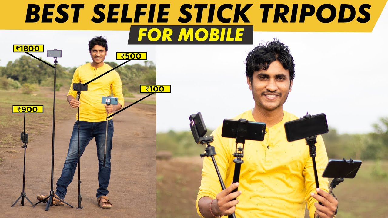 Best Selfie Stick Tripods For Mobile Phones 2024 | Best Budget Mobile Selfie Stick Tripods Mobile