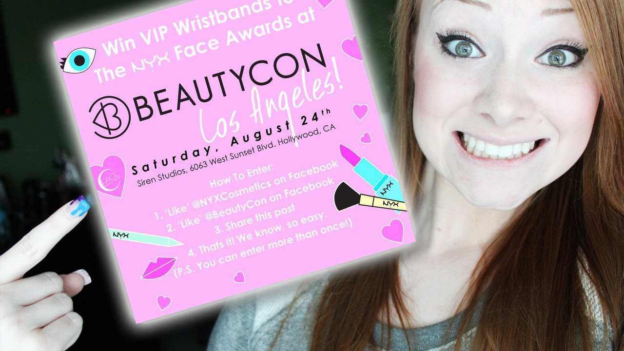 NYX FACE AWARDS ANNOUNCEMENT! BeautyCon 2013/Info!