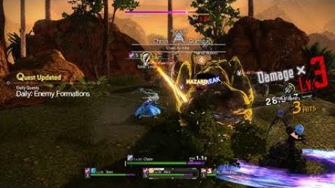 SWORD ART ONLINE Alicization Lycoris: Daily Quest Interrupt enemy formation