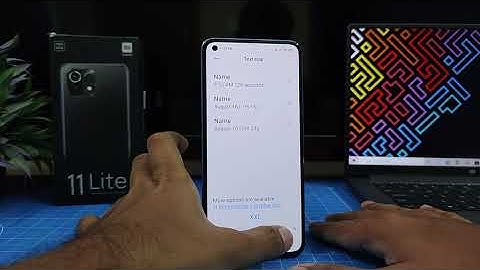 How to change font size in Mi 11 Lite