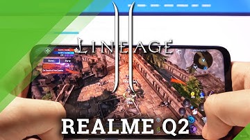RPG Mobile Game on Realme Q2 - Lineage 2 Gameplay