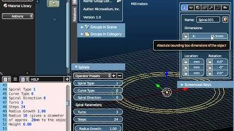 Blender FluidDesigner - 08 Parametric Spiral Ring Square Jewellery Projects Rings