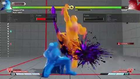SFV AE 4.0 Kage ex dp headbutt loop punish OC