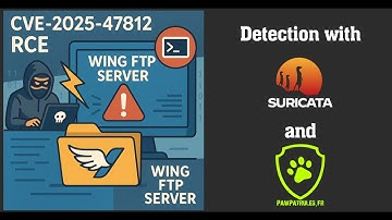 [pawpatrules.fr] Wing FTP Server CVE-2025-47812 RCE detection with Suricata IDS/NSM