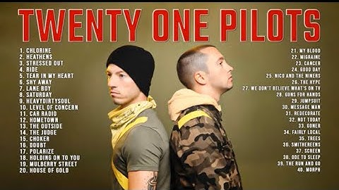 TwentyOnePilots Greatest Hits Playlist 2023 ~ Best Rock Songs Of All Time ~ Alternative Rock Songs