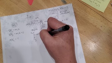 Modified Atwood (derive acceleration)