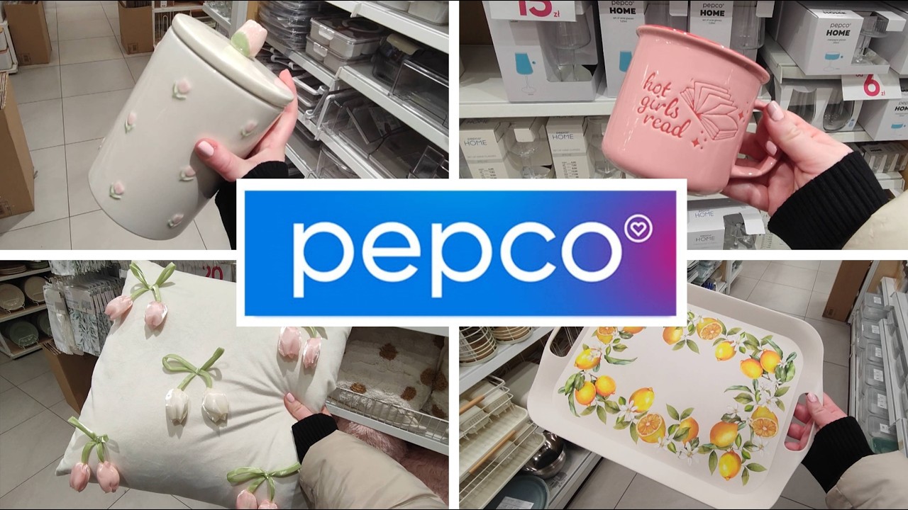 PEPCO 🛍️ PODUSZKA W TULIPANY 💖 PUCHARKI NA DESERY I KUBEK DLA KSIĄŻKARY 💖 PRZEGLĄD PÓŁEK