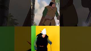 Snow White and 7 Dwarfs Meeting with a hunter