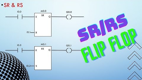 SR/RS FLIP FLOP IN PLC PROGRAMMING !! Edge detection instruction set | Siemens S7-300 and S7-400.