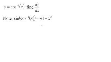 3.9-1-Derivatives of Inverse Trig Functions