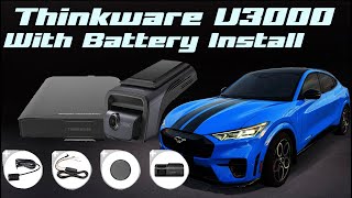 Thinkware U3000 Install With External Battery In A Mustang Mach E screenshot 5