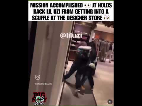 جاي تي يمنع ليل أوزي من الشجار في متجر مصممين ليل أوزي فيرت