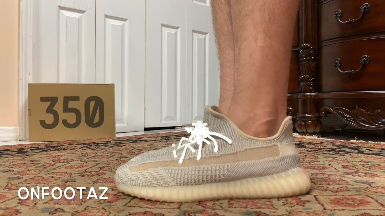 yeezy lundmark on foot