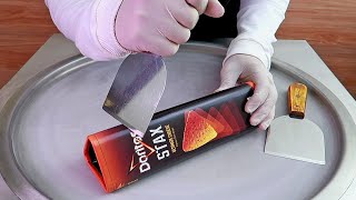 Doritos Stax ice cream rolls street food - ايس كريم رول  دوريتوس