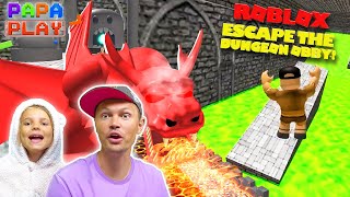 видео: Паркурим в Escape The Dungeon Obby! картинка: Паркурим в Escape The Dungeon Obby!