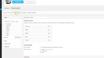 How to create a sub navigation menu in Wordpress