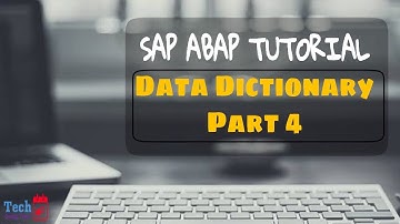 4. What is Data type and steps to create a data element - SE11 - SAP ABAP Tutorial