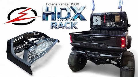 Polaris Ranger 1500 HDX Headache Rack by Elektric Offroad Designs 