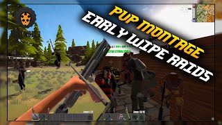 HURTWORLD || PVP MONTAGE AND EARLY WIPE RAIDS! #12