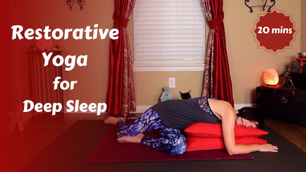 😴 Gentle Restorative Yoga Snack for Deep Sleep {20 mins} meditation benefits
